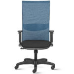 Hello High Back Mesh Ergonomic Chair with adjustable Arms