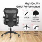 HELIX Mid Back Ergonomic Office Chair with Mesh Back, 1D Arms & Multi Lock Tilt