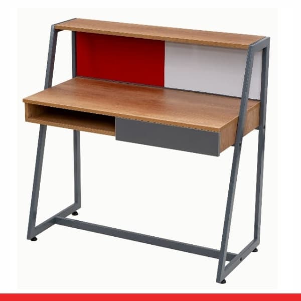 HOMEWORK Ergo Study Desk-Grey-Transteel