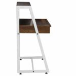 HomeWork Ergo Study Desk with Pinboard, Writing Board, Pencil Drawer and Open Shelf & Storage