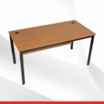 Hexa – Study Desk for Home and Office – 5 Feet (L) x 2.5 Feet (W)-dark brown-TRANSTEEL