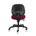 INFINITY - Low Back Chair with Fabric Seat With Out Arms-Maroon - Transteel