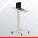 MOVE BASICS-Height Adjustable Multi Purpose Laptop Table With Wheels - Transteel