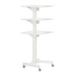 MOVE BASICS-Height Adjustable multi purpose laptop table with wheels - Transteel