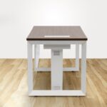 4ft Manager Table 25mm CW top with modesty panel CW - VERTEX SERIES