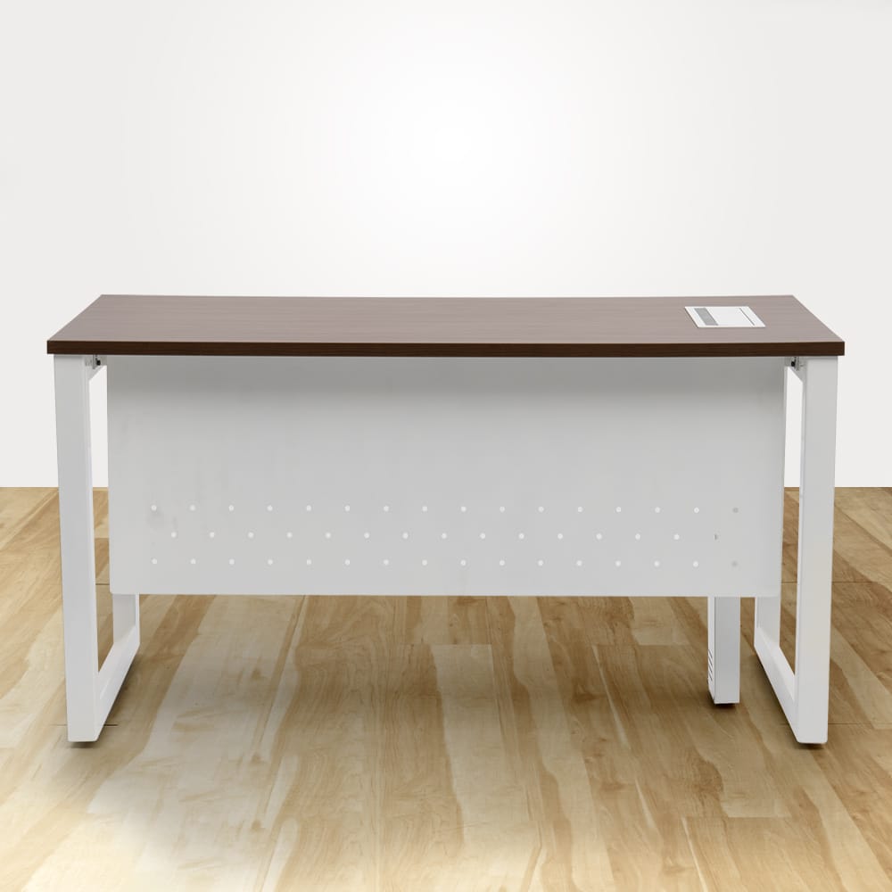 4ft Manager Table 25mm CW top with modesty panel CW - VERTEX SERIES