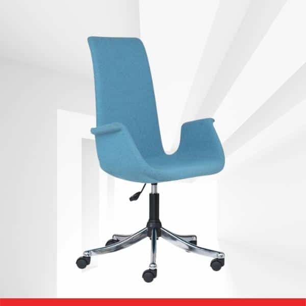 NU SPIN Swivel chair - Blue - Transteel