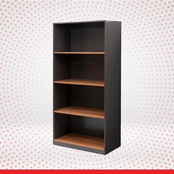 Open Book - Filing Shelf (Color Wood Dark Brown)-Transteel