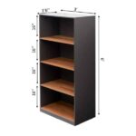 Open Book – Filing Shelf-dark brown-dimension