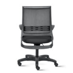 Perfect Mid Back Mesh Ergonomic Computer Chair with Fixed Arms