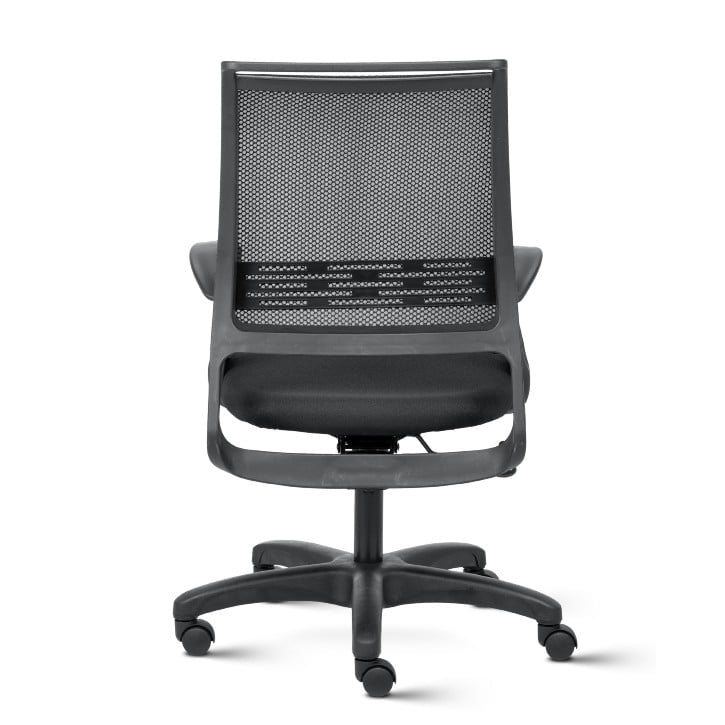 Perfect Mid Back Mesh Ergonomic Computer Chair with Fixed Arms