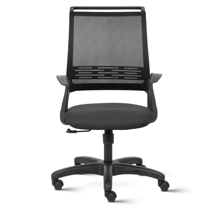 Perfect Mid Back Mesh Ergonomic Computer Chair with Fixed Arms
