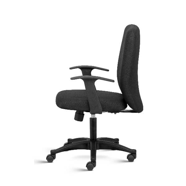 Prima Neo Basics Medium Back Upholstered Ergonomic Chair with fixed arms