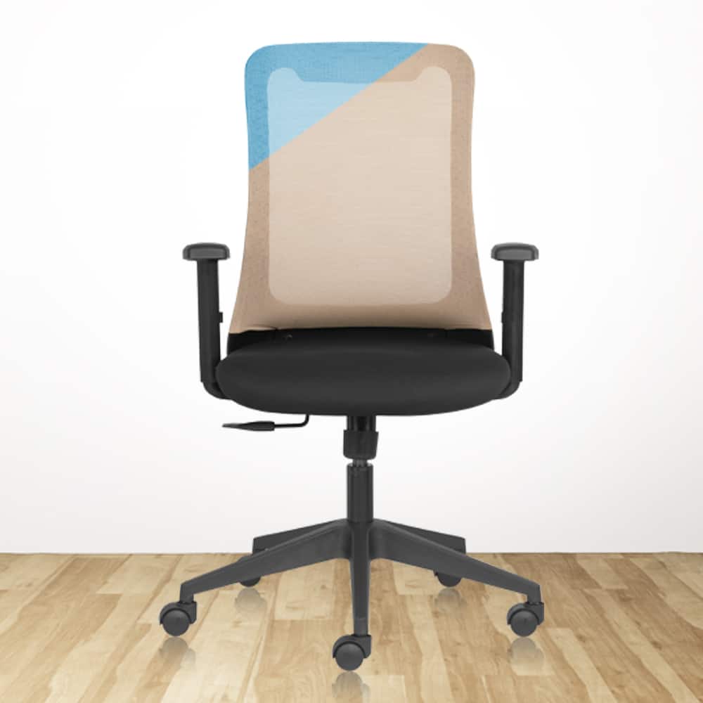 REFLECT Mid Back Ergonomic Office Chair Mesh Back with Fixed Arms