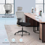 RELAY High Back Ergonomic Office Chair with Mesh Back & 1D Arms