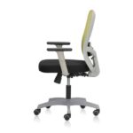 SMART-Grey- Mid Back Mesh Ergonomic Chair with Adjustable Arms - TRANSTEEL