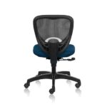 SWIFT-Low Back Ergonomic Chair With Out Arms - Blue-Transteel