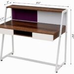 HomeWork Performance Study Table with Pinboard, Writing Board, Two Pencil Drawers, Open Shelf and Storage