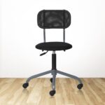 SPIN GREY Swivel Chair With Mesh Backrest and Padded Seat