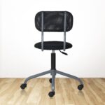 SPIN GREY Swivel Chair With Mesh Backrest and Padded Seat