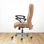 TRIUMPH High Back Ultra Premium Office Chair for Boss with Butterscotch Upholstery