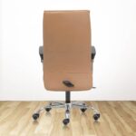 TRIUMPH High Back Ultra Premium Office Chair for Boss with Butterscotch Upholstery