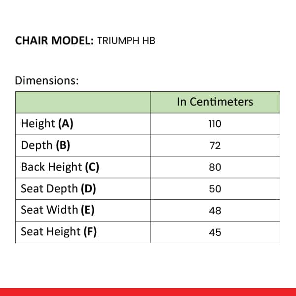 TRIUMPH High Back Chair