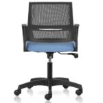 Iexpress Low Back Chair with Mesh back and fixed arms