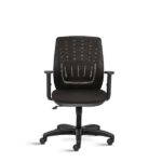 Pixel Medium Back Mesh Ergonomic Chair with adjustable Arms