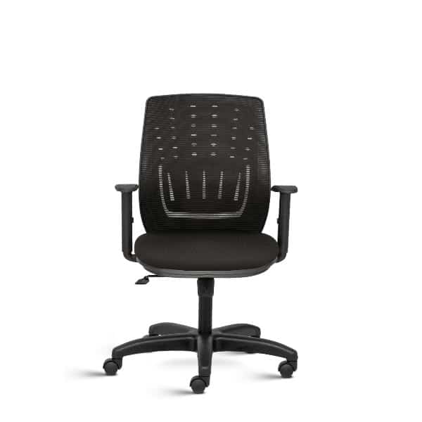 Pixel Medium Back Mesh Ergonomic Chair with adjustable Arms