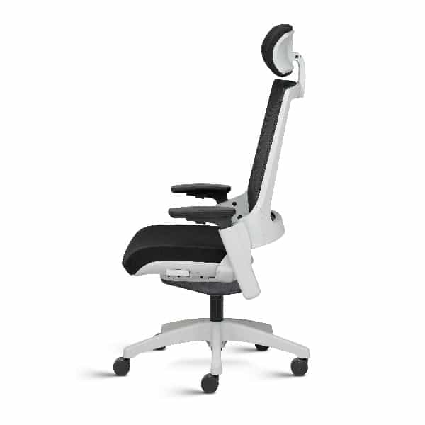 Yunico Grey High Back Mesh Ergonomic Chair with adjustable Arms