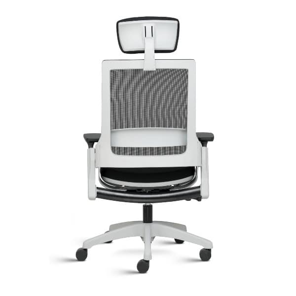 Yunico Grey High Back Mesh Ergonomic Chair with adjustable Arms