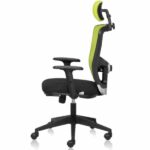 Fluid Basics High Back chair with adjustable lumbar and high tensile breathable natural fabrics