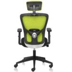 Fluid Basics High Back chair with adjustable lumbar and high tensile breathable natural fabrics