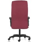 Ritz High Back chair upholstered with Fabour breathable , anti bacterial , Natural fabrics and with 1 way adjustable arms