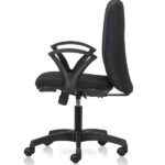 Prime Neo Mid Back chair with Fabric seat and back with fixed arms