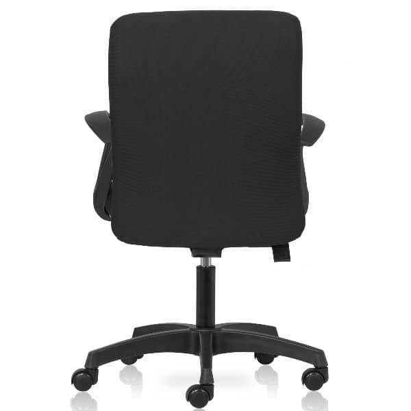 Prime Neo Mid Back chair with Fabric seat and back with fixed arms