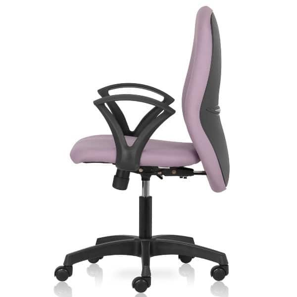 Jupiter Mid Back chair with upholstered Back , Seat and fixed arms