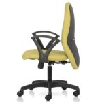 Jupiter Mid Back chair with upholstered Back , Seat and fixed arms