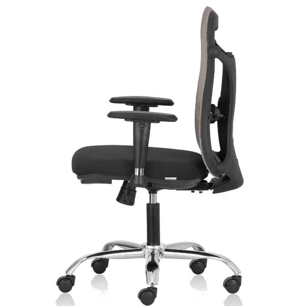 Helix Mid Back chair with 2D arms , adjustable lumbar support and Synchro tilt with multiple lock