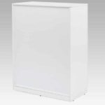 Oslo White storage with Shutter . Size :3 Feet (L) X 1 Feet 6 Inches ( Depth) X 4 Feet ( Height )