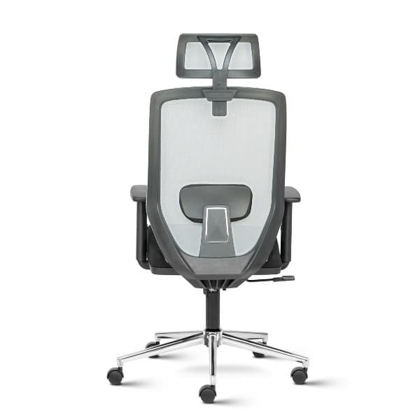 Euro High Back Mesh Ergonomic Task Chair with Adjustable Arms