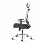 Euro High Back Mesh Ergonomic Task Chair with Adjustable Arms