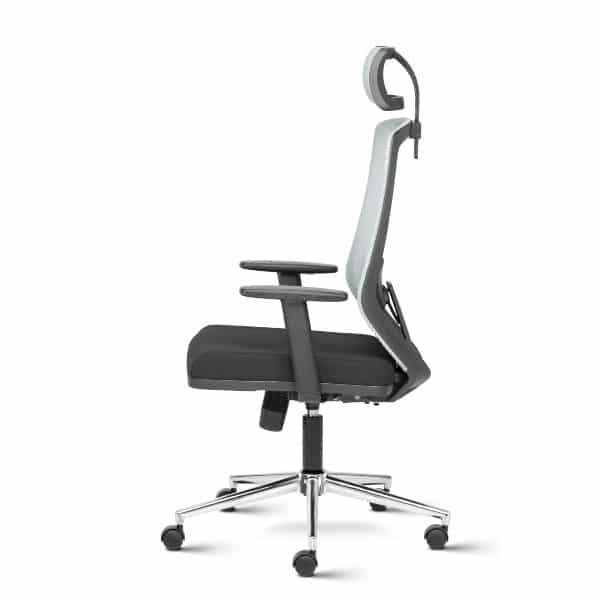 Euro High Back Mesh Ergonomic Task Chair with Adjustable Arms