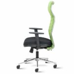 Black Neo High Back Ergonomic Mesh Backrest chair with adjustable arms
