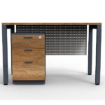 Alchemy Office table for Staff 4 feet (L) X 2 feet (W) with / without 3 Drawer Pedestal