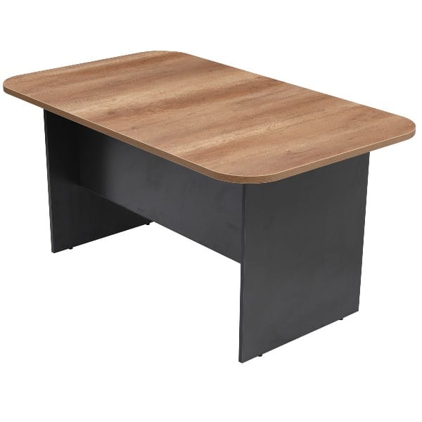 Oslo Meeting table for 4 Persons. Table top size of 5 feet X 3 feet - Wood Dark Brown