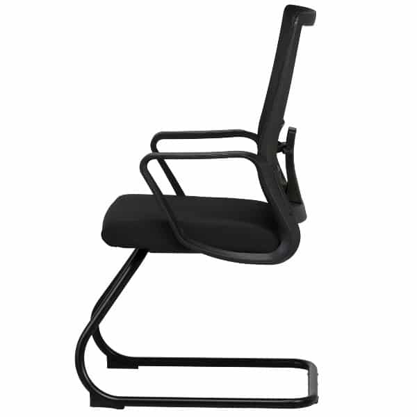 Express Mid Back Mesh Visitor chair with arms