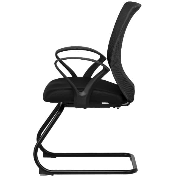 Atos Low back Mesh Visitor chair with arms