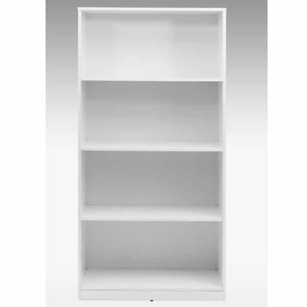 Oslo White Open Book Shelf